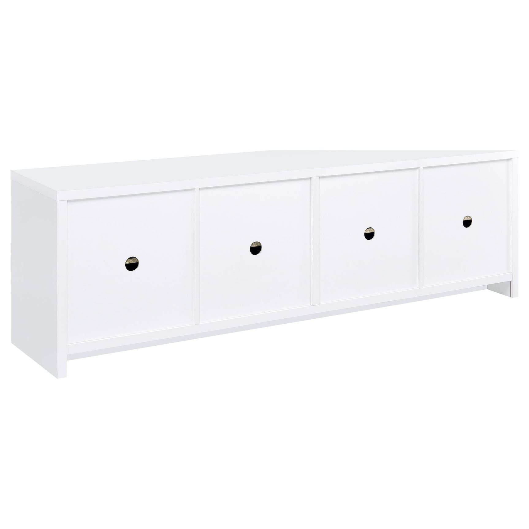 Laughlin 3-Piece Entertainment Center TV Stand White