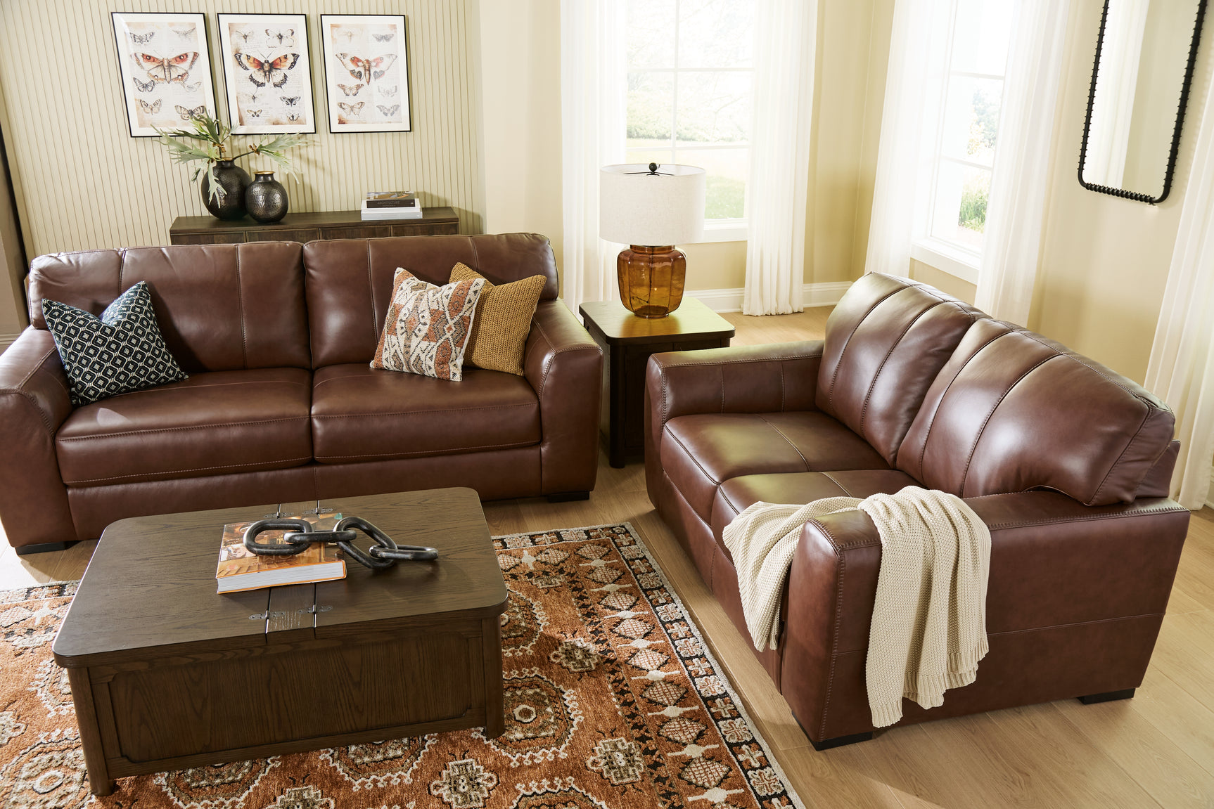 Brogliano Canyon Sofa and Loveseat