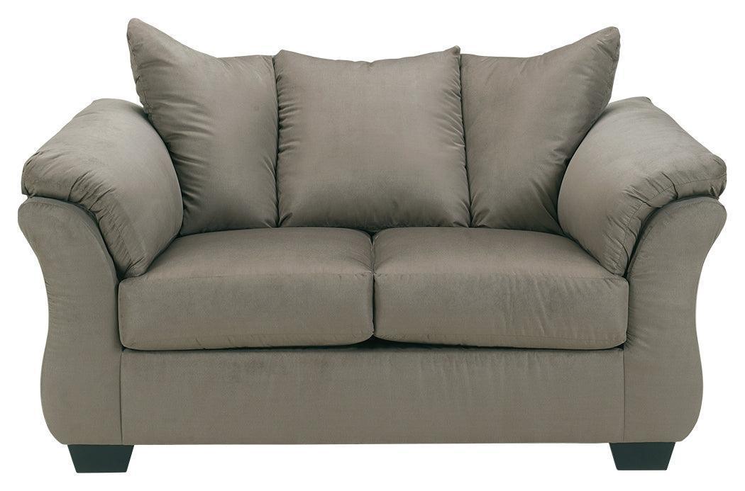 Darcy Cobblestone Sofa And Loveseat