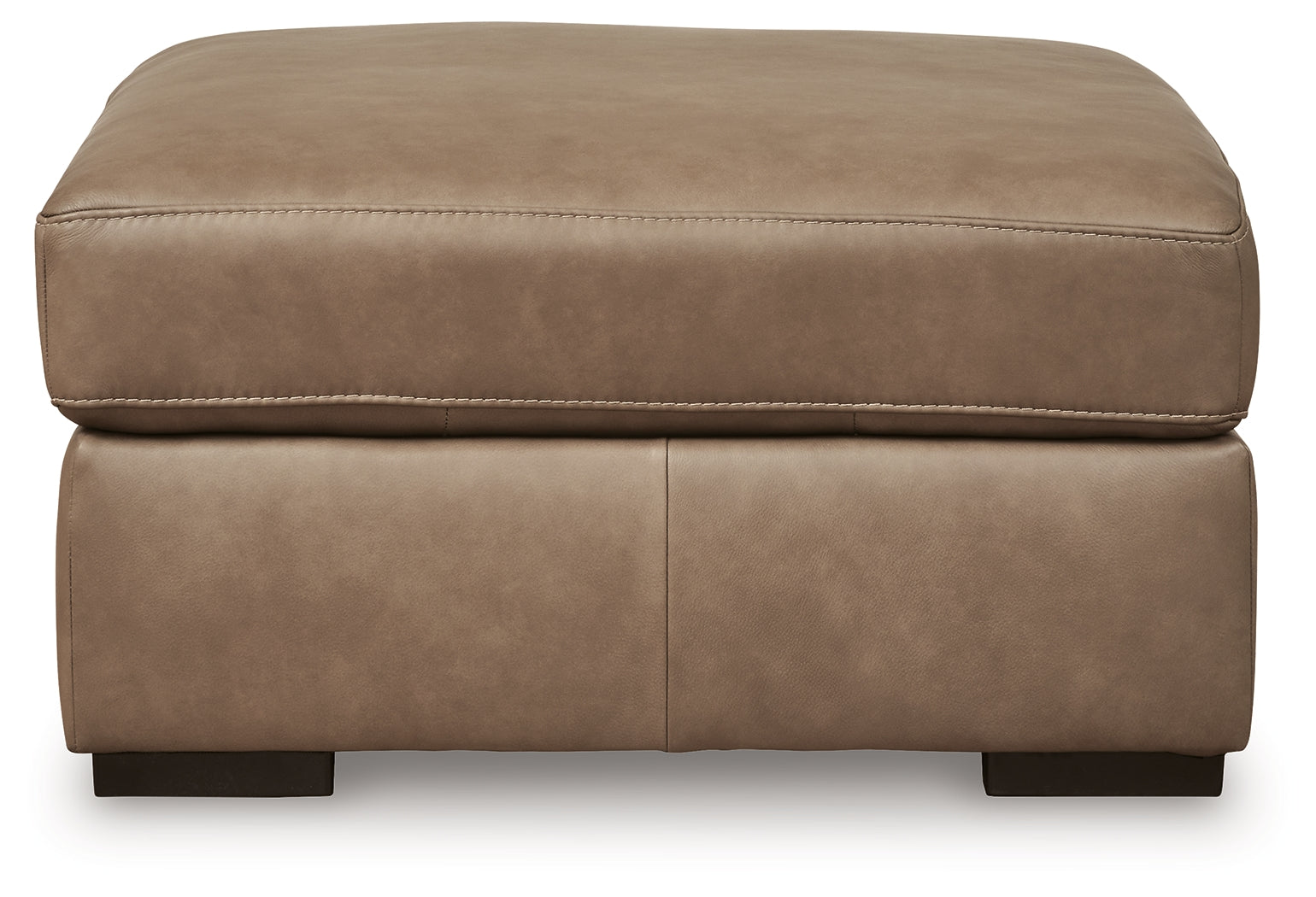 Veronella Sahara Leather Oversized Accent Ottoman
