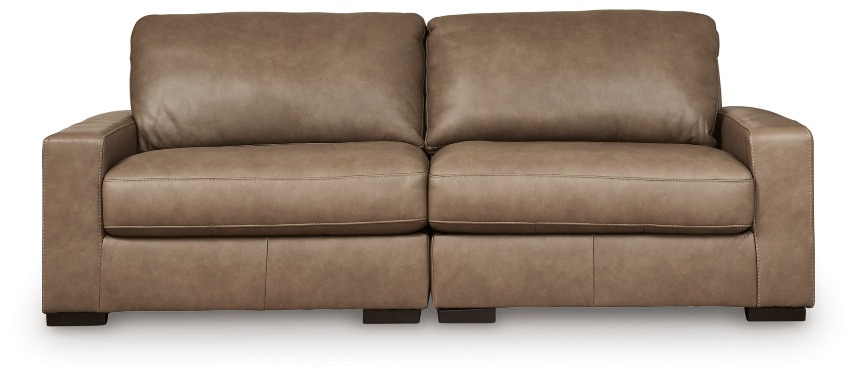 Veronella Sahara Leather 2-Piece Sectional Sofa