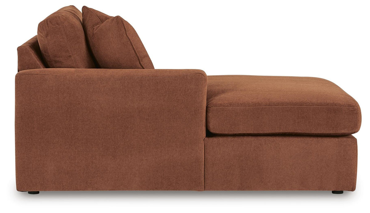 Modmax Spice 6-Piece Sectional with Ottoman — side view