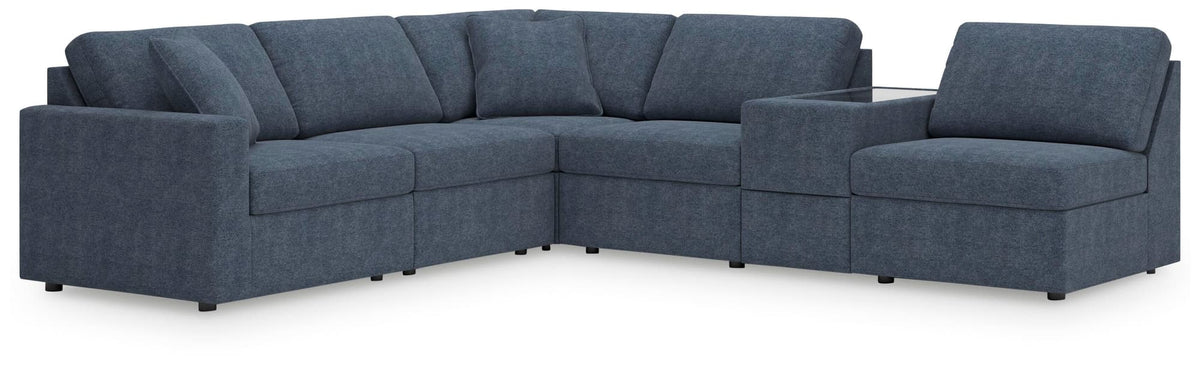 Modmax Ink 6-Piece Performance Fabric Sectional — product view