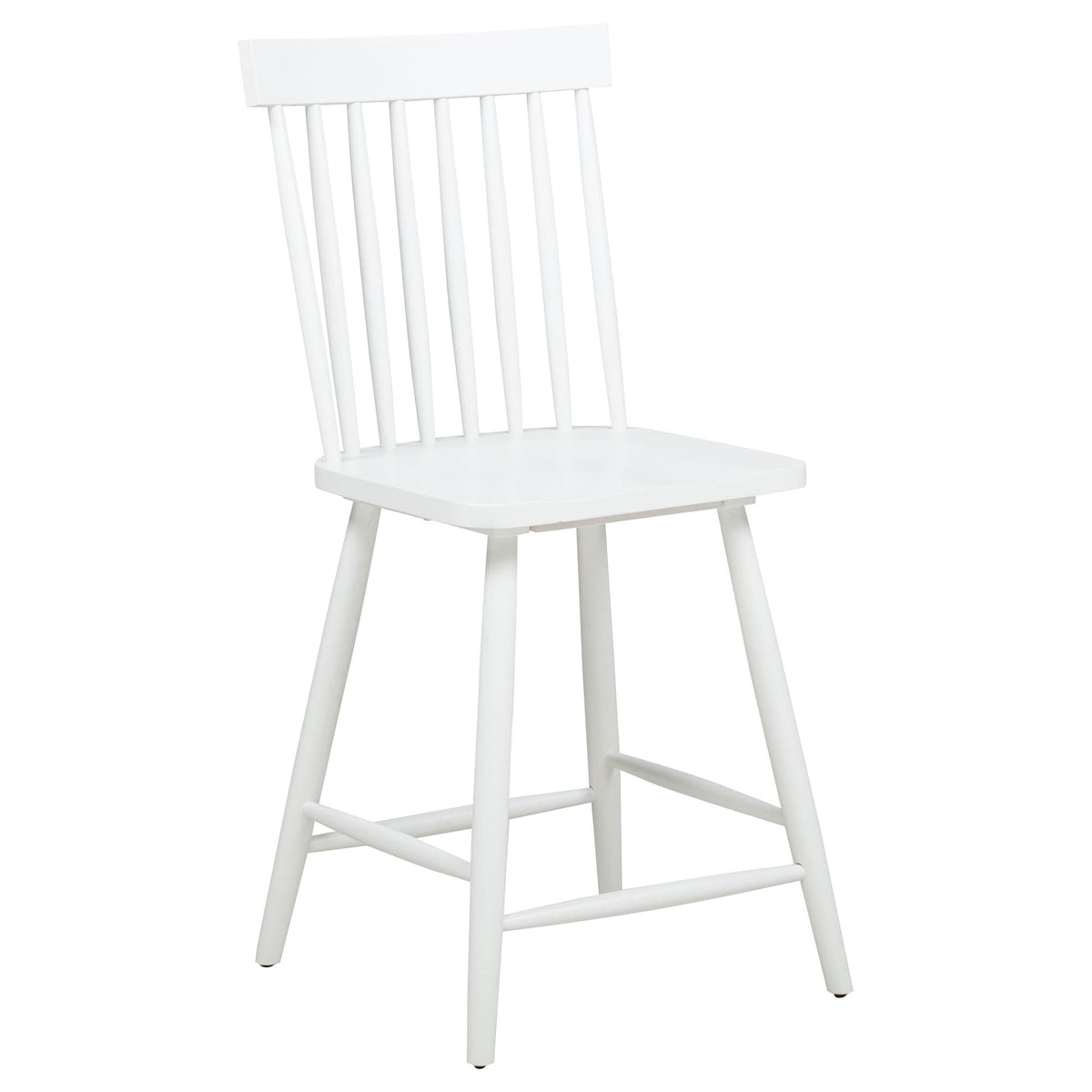 Andrews 5-Piece Round Counter Dining Set in Light Ash and White — product image 6