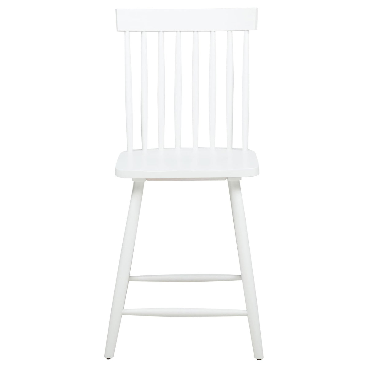 Andrews 5-Piece Round Counter Dining Set in Light Ash and White — product image 7