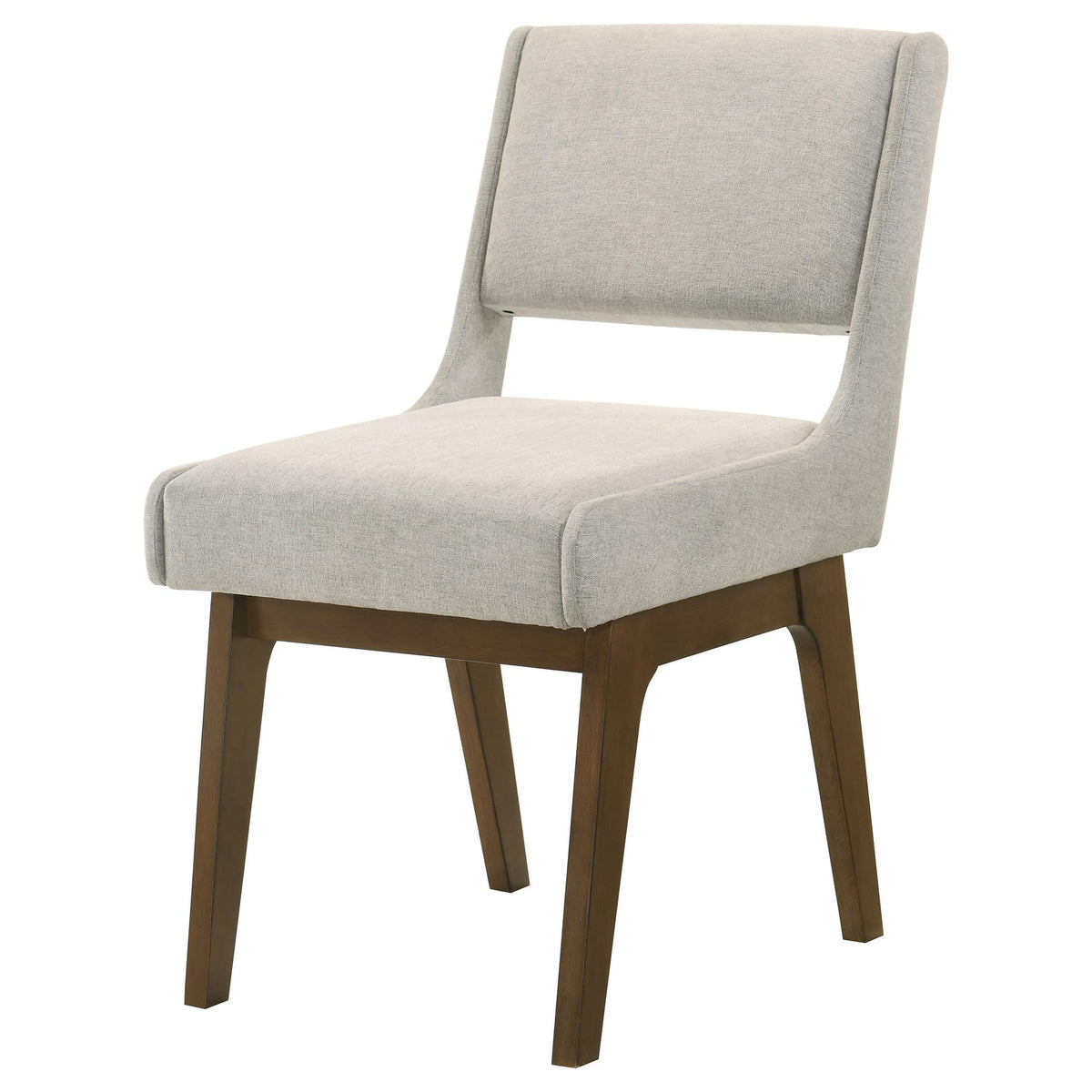 Galindo Light Grey Upholstered Dining Side Chair Set of 2 — product image 5