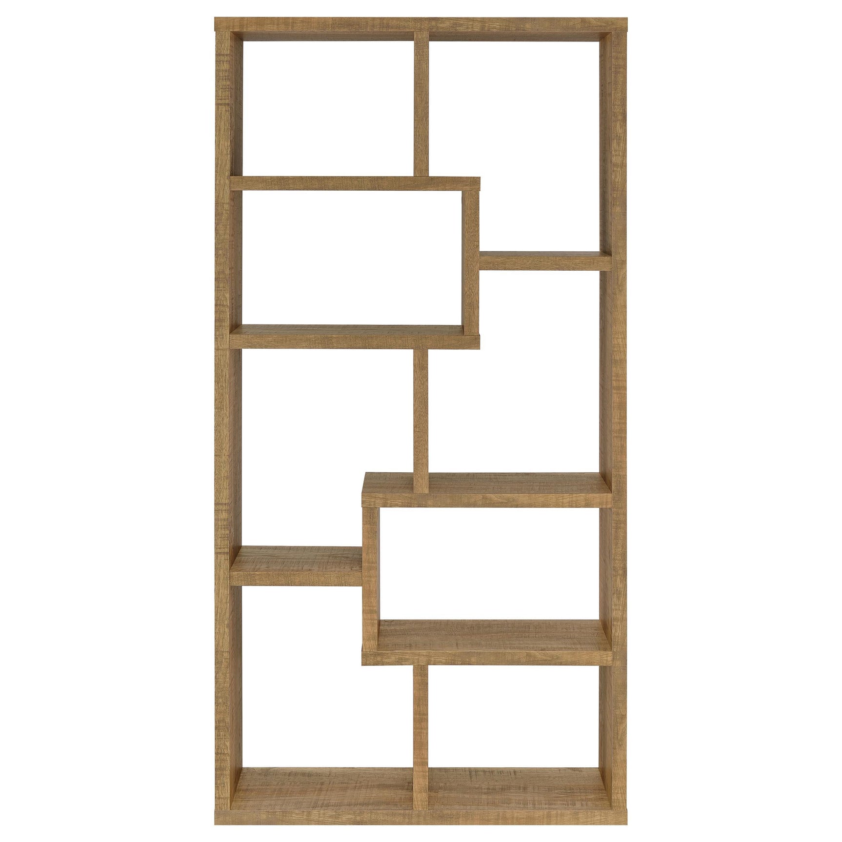 Theo 71-inch 6-shelf Bookshelf Mango