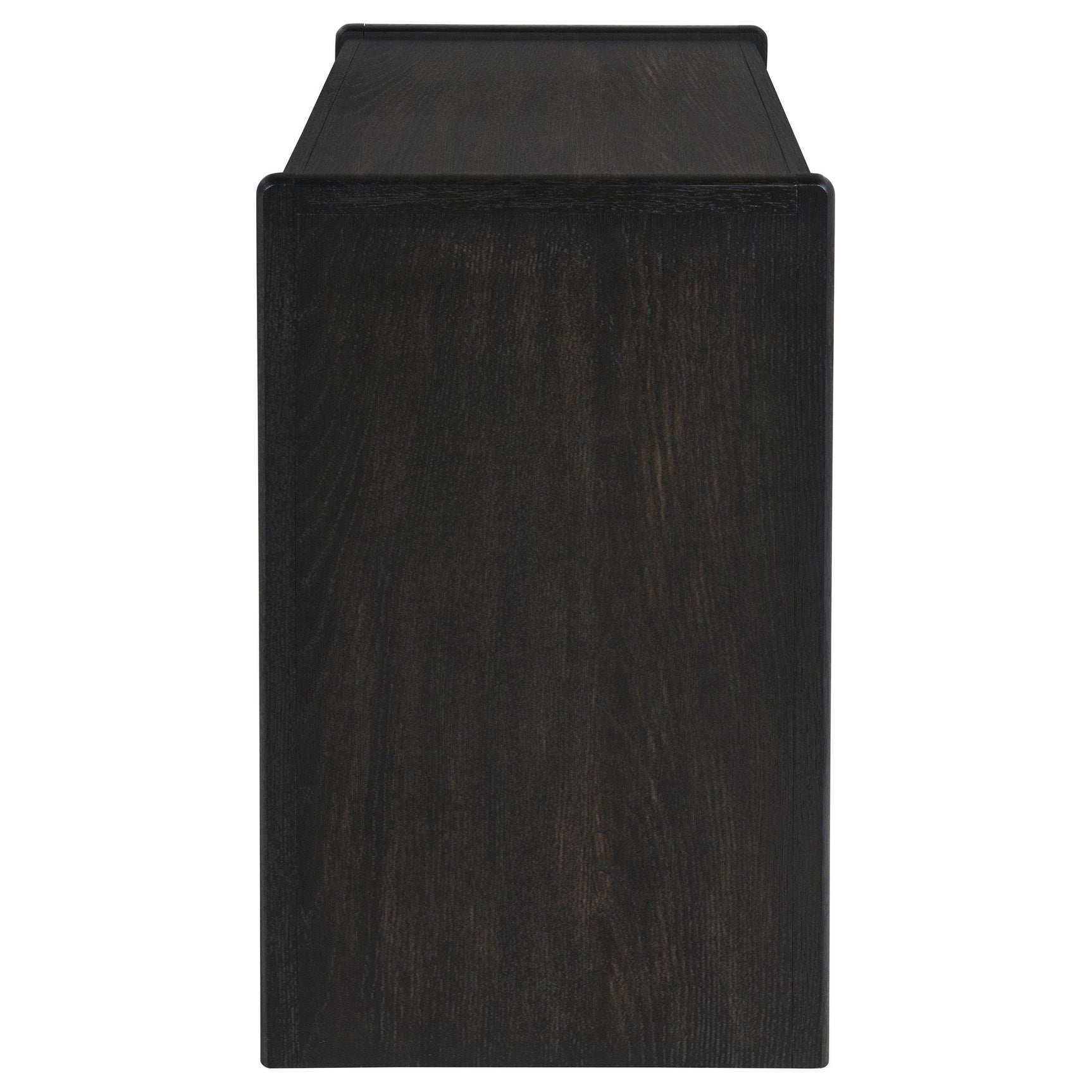 Leandro 2-drawer Home Office Writing Desk Burnished Black