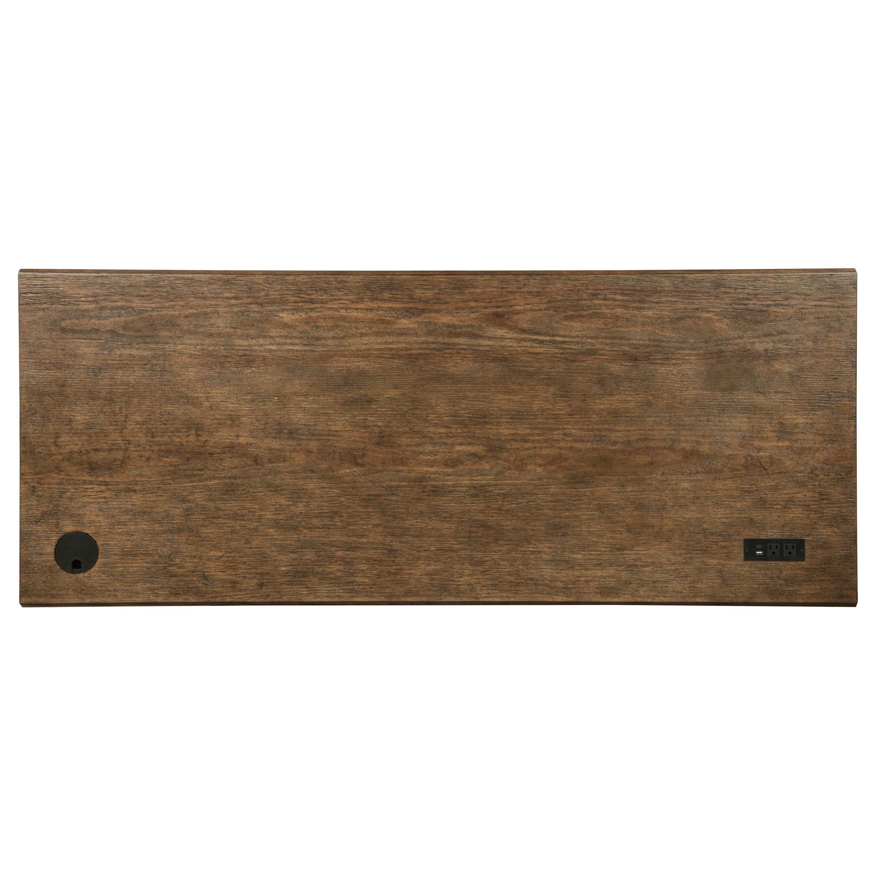 Altidore 68-inch 7-drawer Executive Home Office Desk Distressed Brown