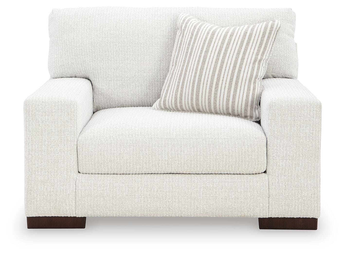 Hartside Frosted Performance Fabric,Next-Gen Nuvella™,Chenille Oversized Chair