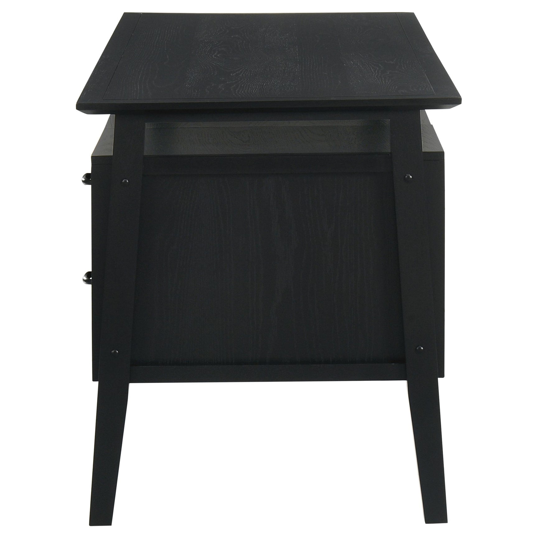 Goodson 64-inch 4-Drawer Double Pedestal Computer Desk Black