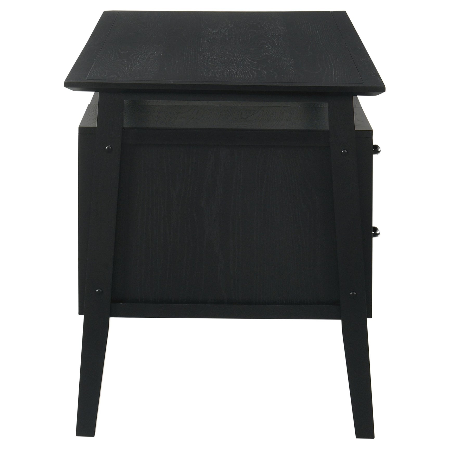 Goodson 64-inch 4-Drawer Double Pedestal Computer Desk Black