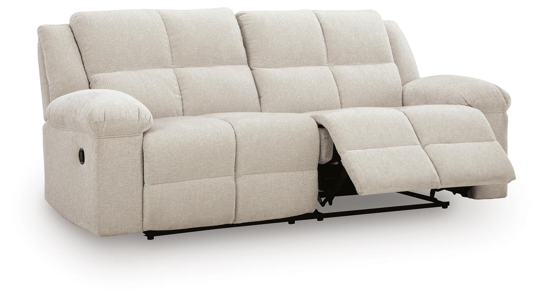 Orlen Winter Performance Fabric,Next-Gen Nuvella™,Chenille Reclining Sofa angled view