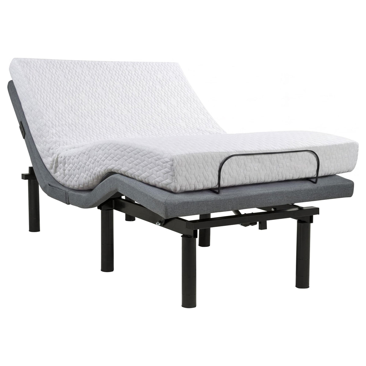Weston Twin Dual-Motor Massage Adjustable Bed Base in Black and Grey — product image 3
