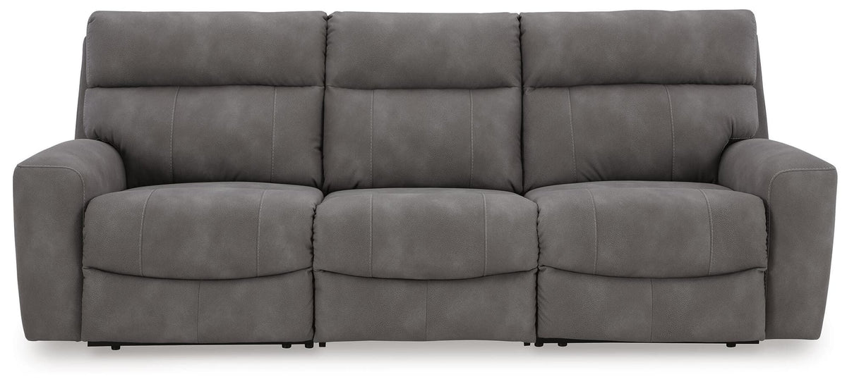 Next-Gen Slate DuraPella Sofa and Loveseat — front view