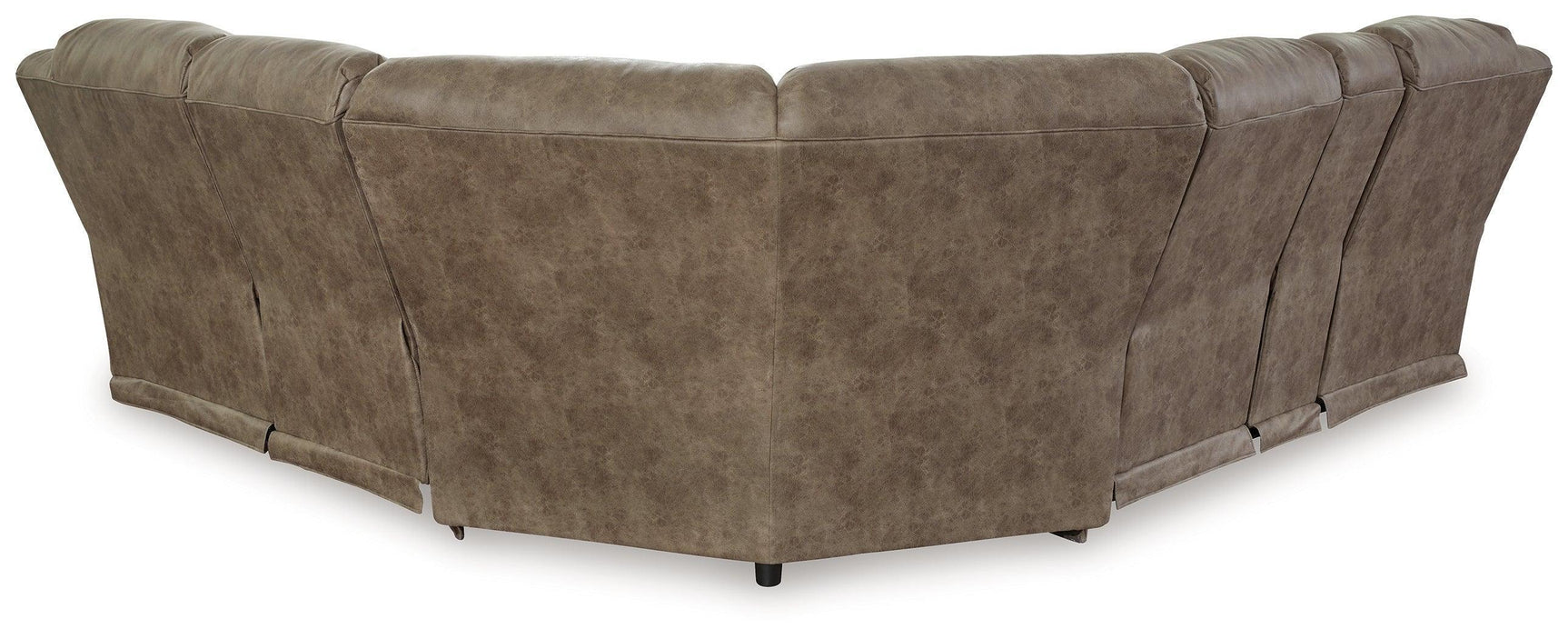 Ravenel Fossil Faux Leather 3-Piece Power Reclining Sectional