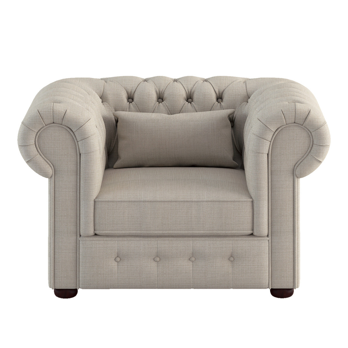 Savonburg Neutral Fabric Chair