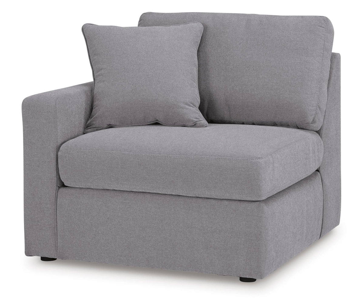 Modmax Granite 4-Piece Sectional with Chaise — angled view