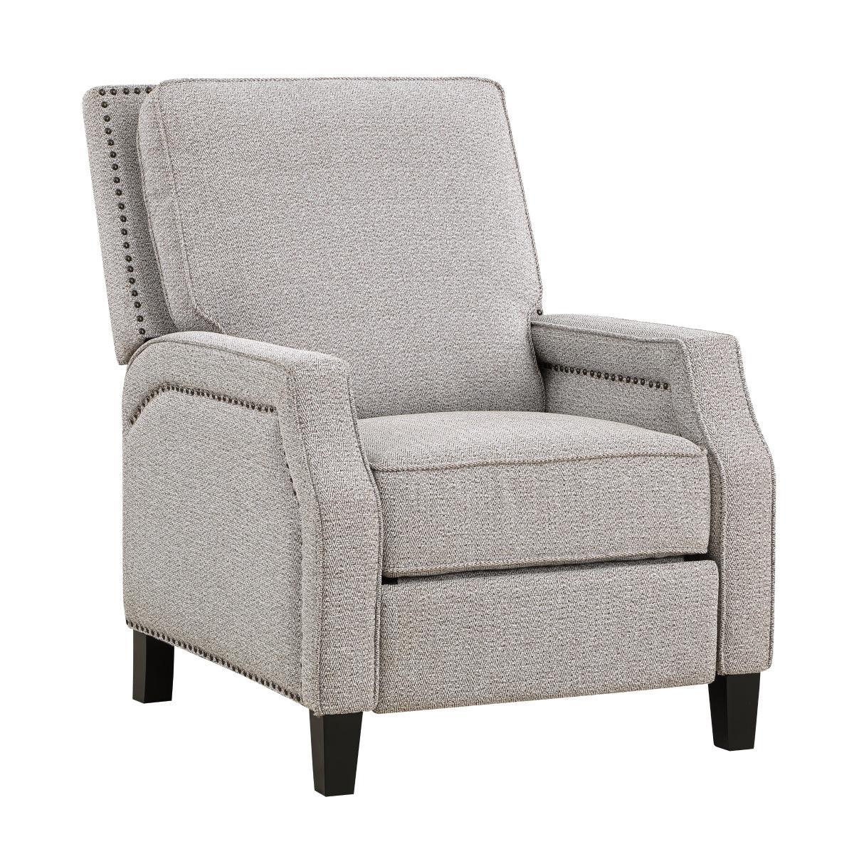 Berenson Coconut Transitional Solid Wood And Plywood Chenille Fabric Upholstery Recliners - Ella Furniture
