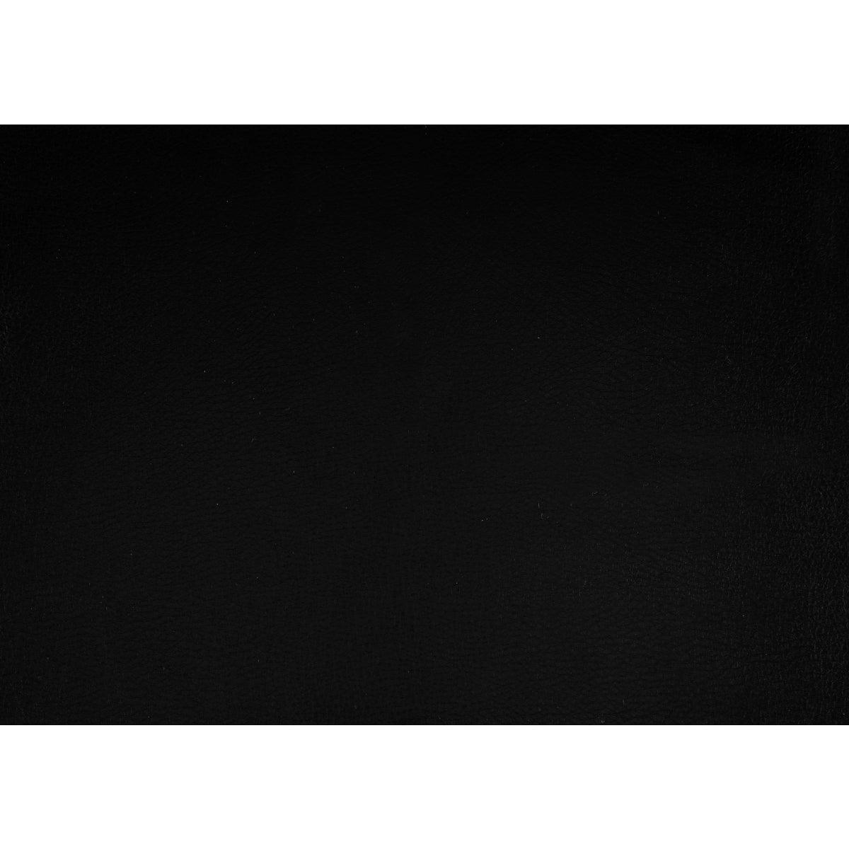 Durant Black Modern Contemporary Solid Wood And Plywood Metal Faux Leather Upholstery Recliners - Ella Furniture