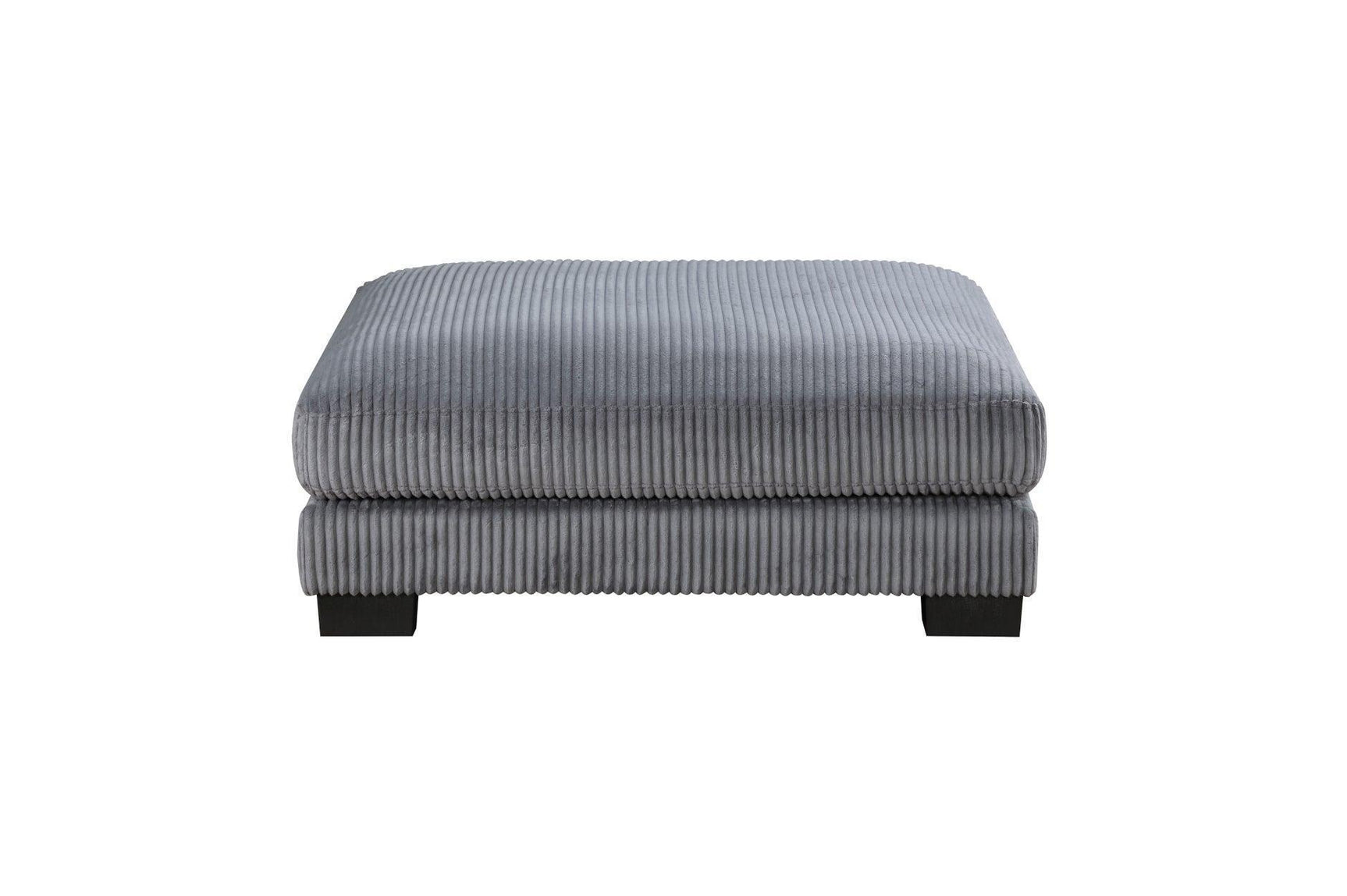 Traverse Gray Cordugoy Fabric Sectional Set