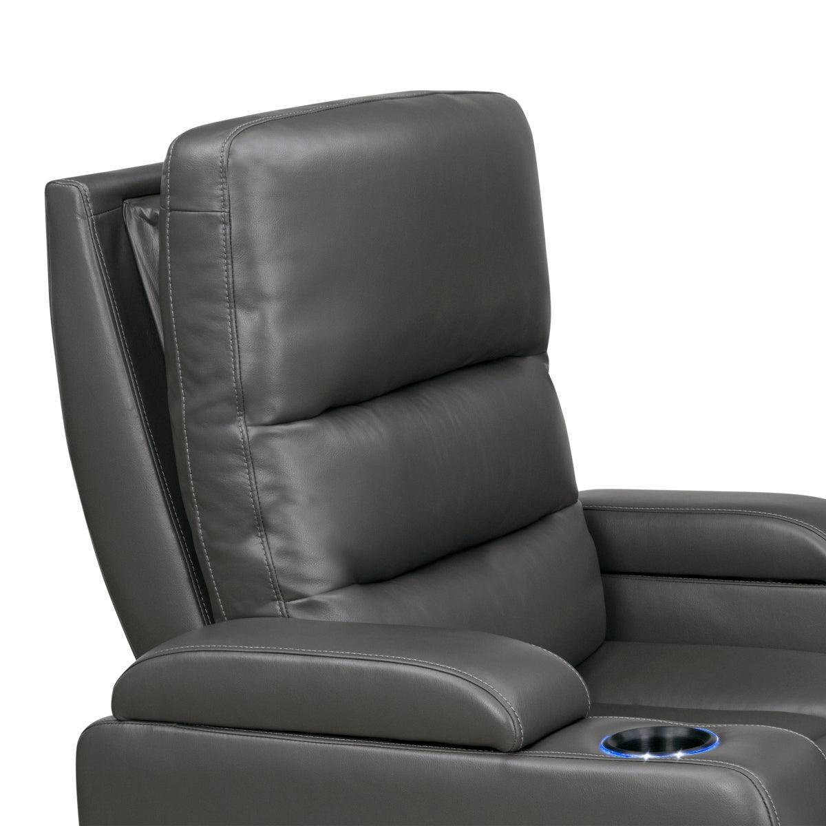 Brockton Dark Gray Power Recliner
