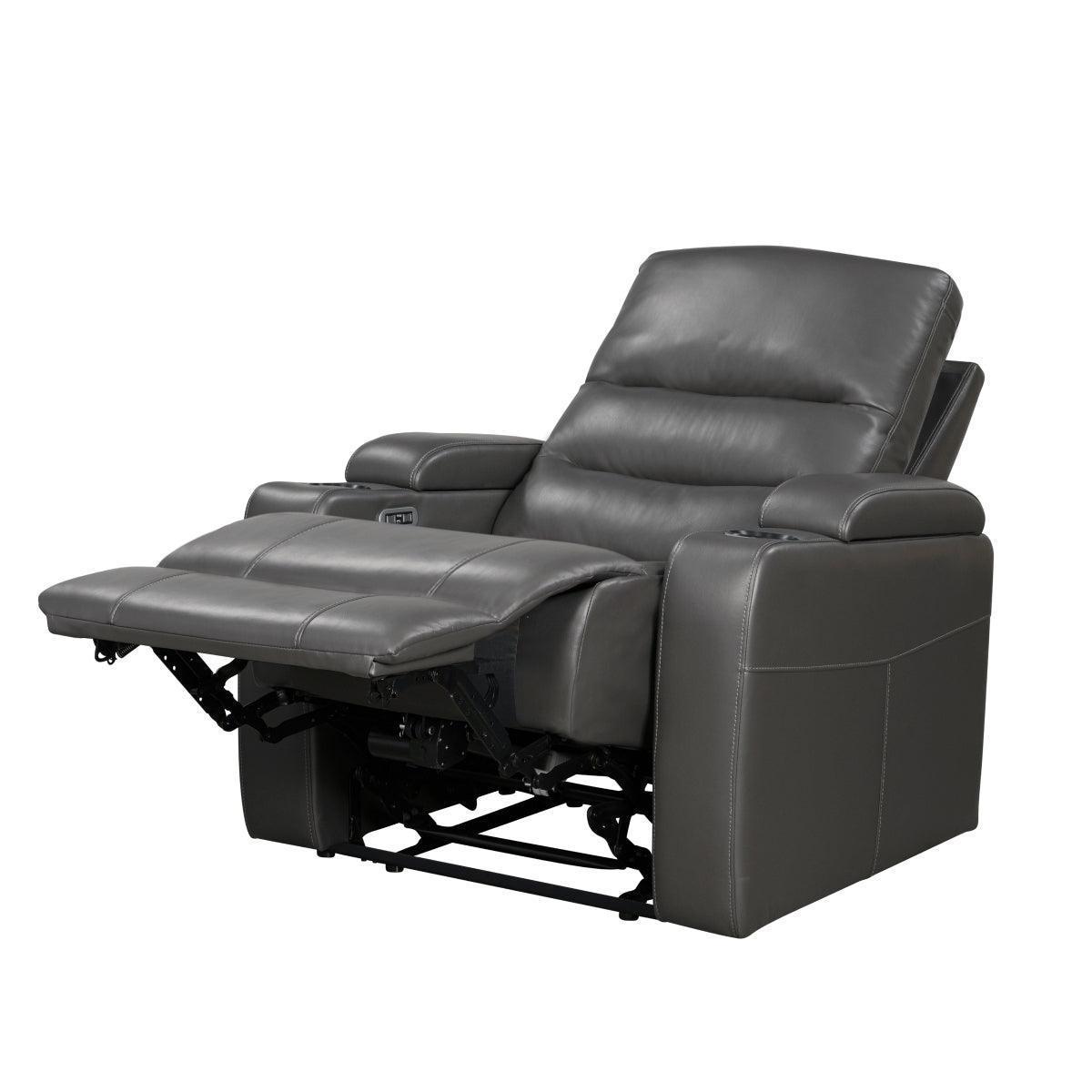 Brockton Dark Gray Power Recliner