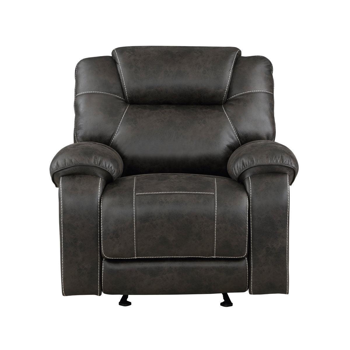 Gainesville Chocolate Hued Glider Recliner