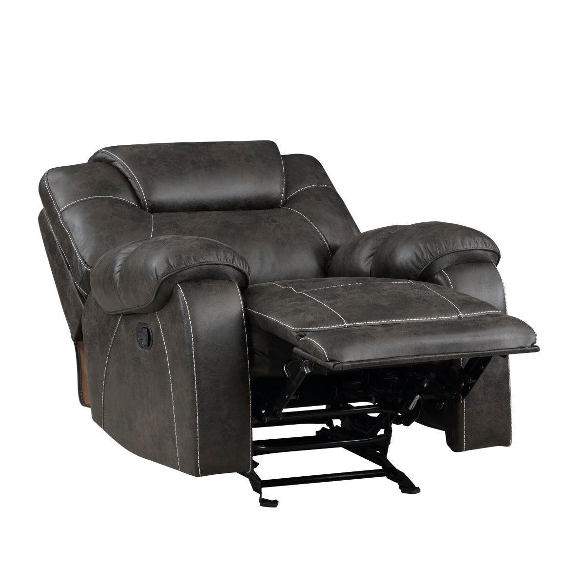 Gainesville Chocolate Hued Glider Recliner