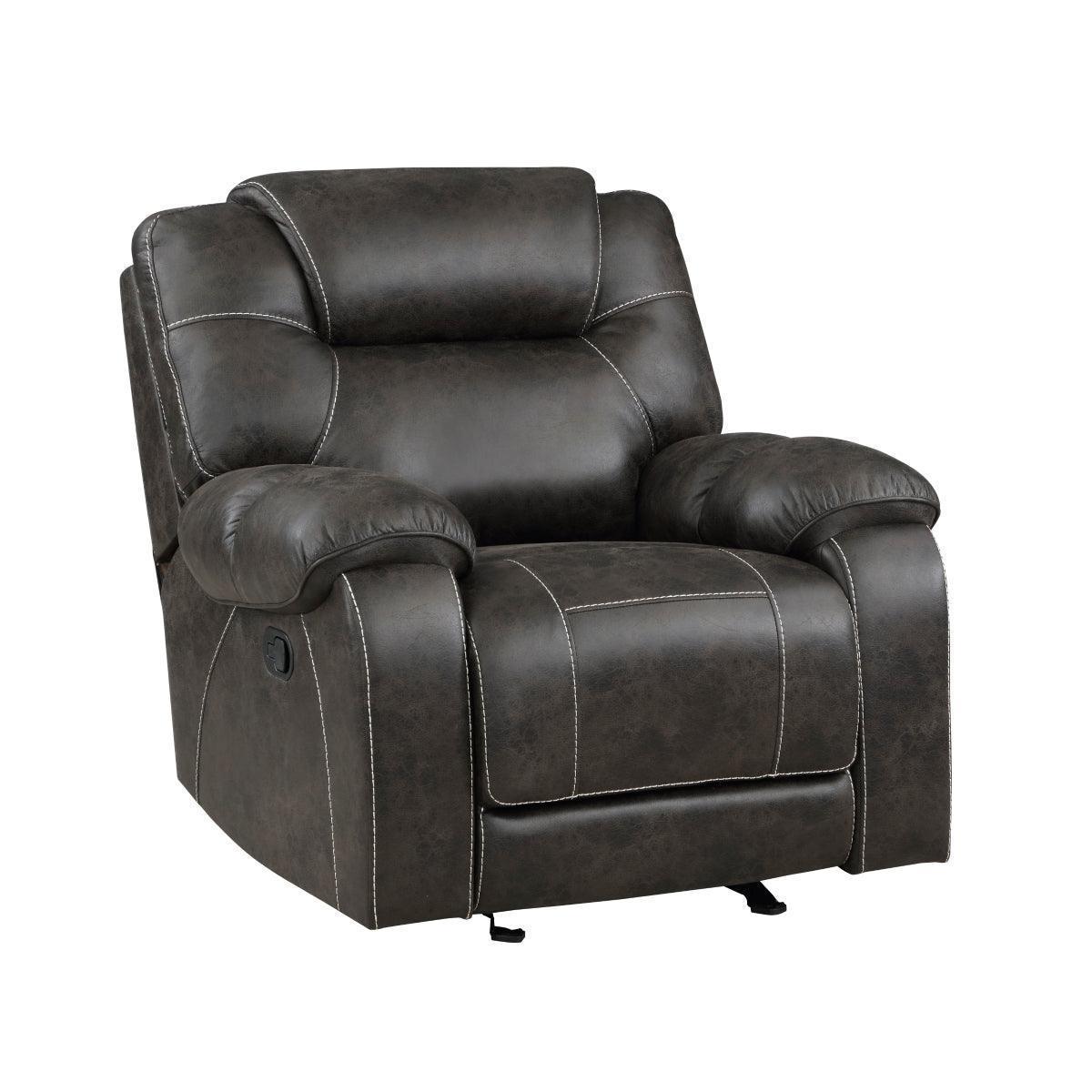 Gainesville Chocolate Hued Glider Recliner