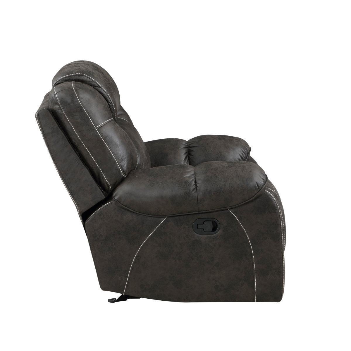 Gainesville Chocolate Hued Glider Recliner
