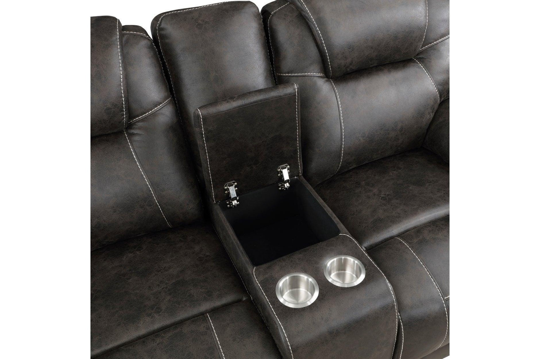 Gainesville Choclate Hued Reclining Set