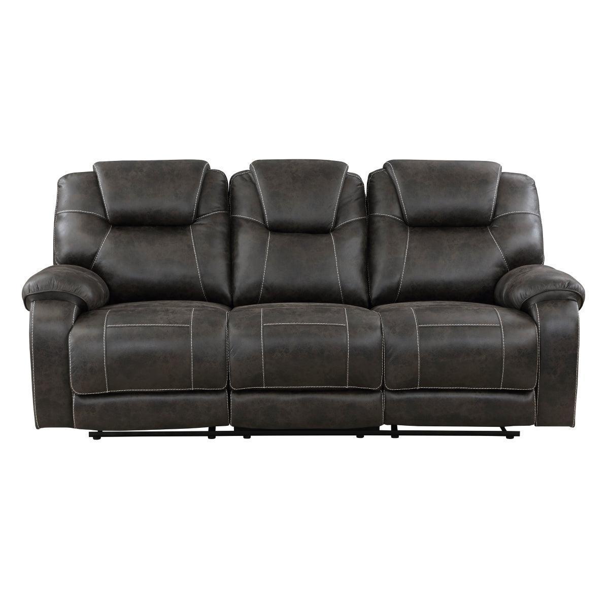 Gainesville Chocolate Hued Reclining Sofa