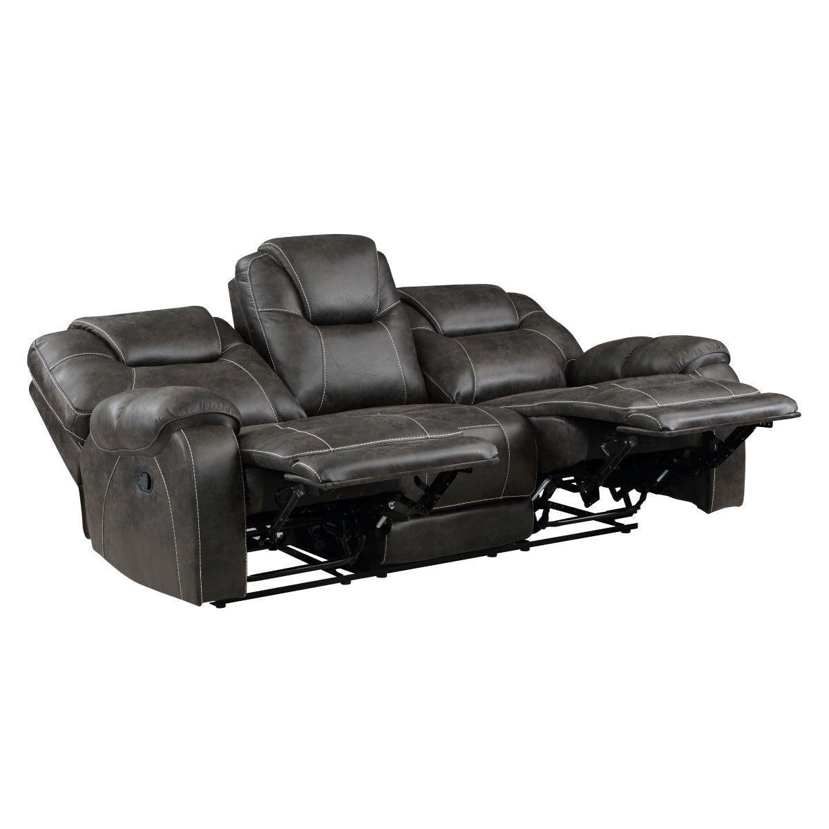 Gainesville Chocolate Hued Reclining Sofa