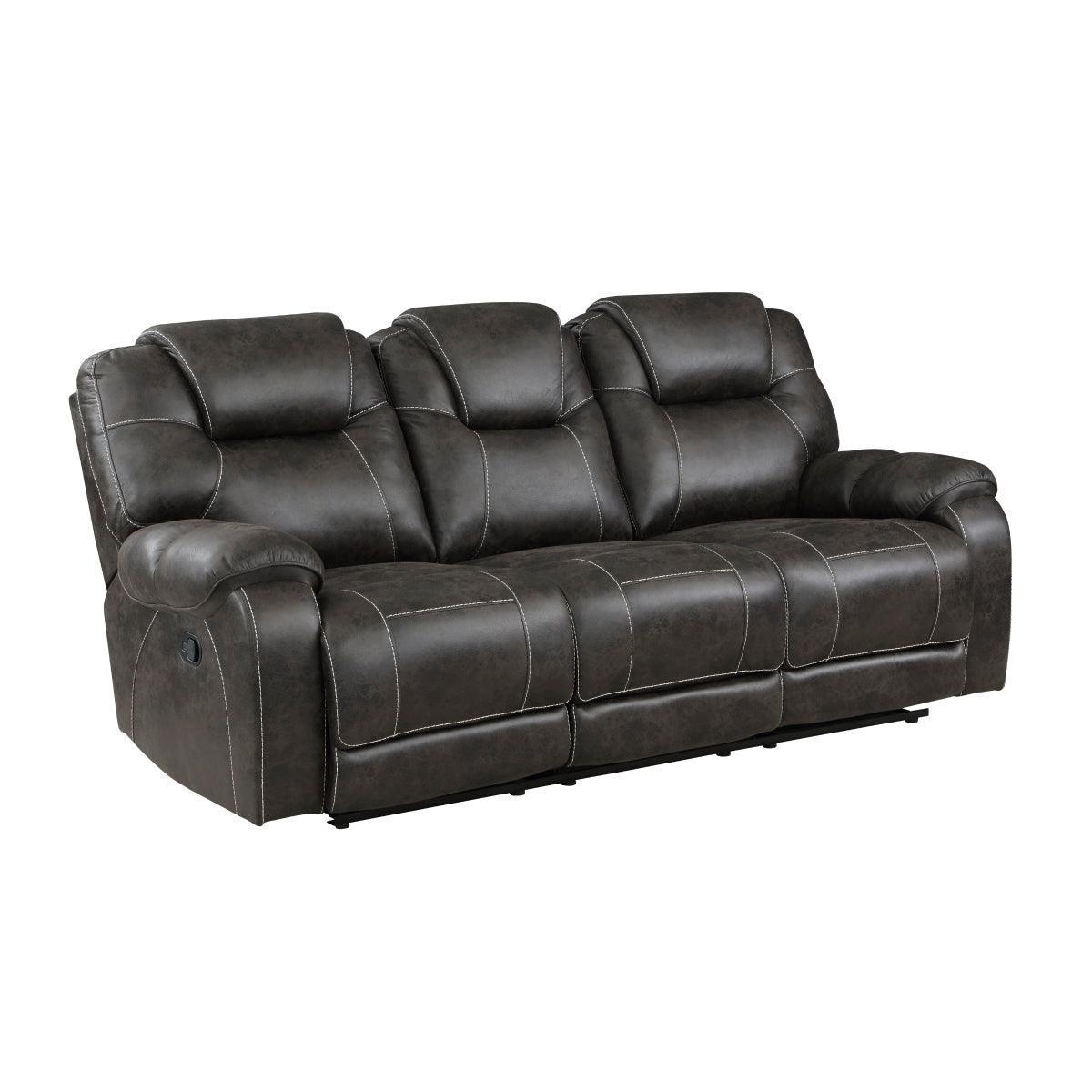 Gainesville Chocolate Hued Reclining Sofa