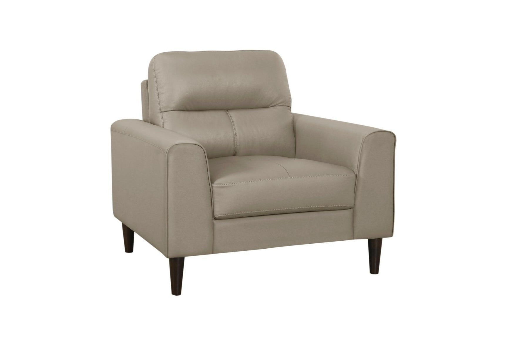 Lewes Latte Leather Living Room Set