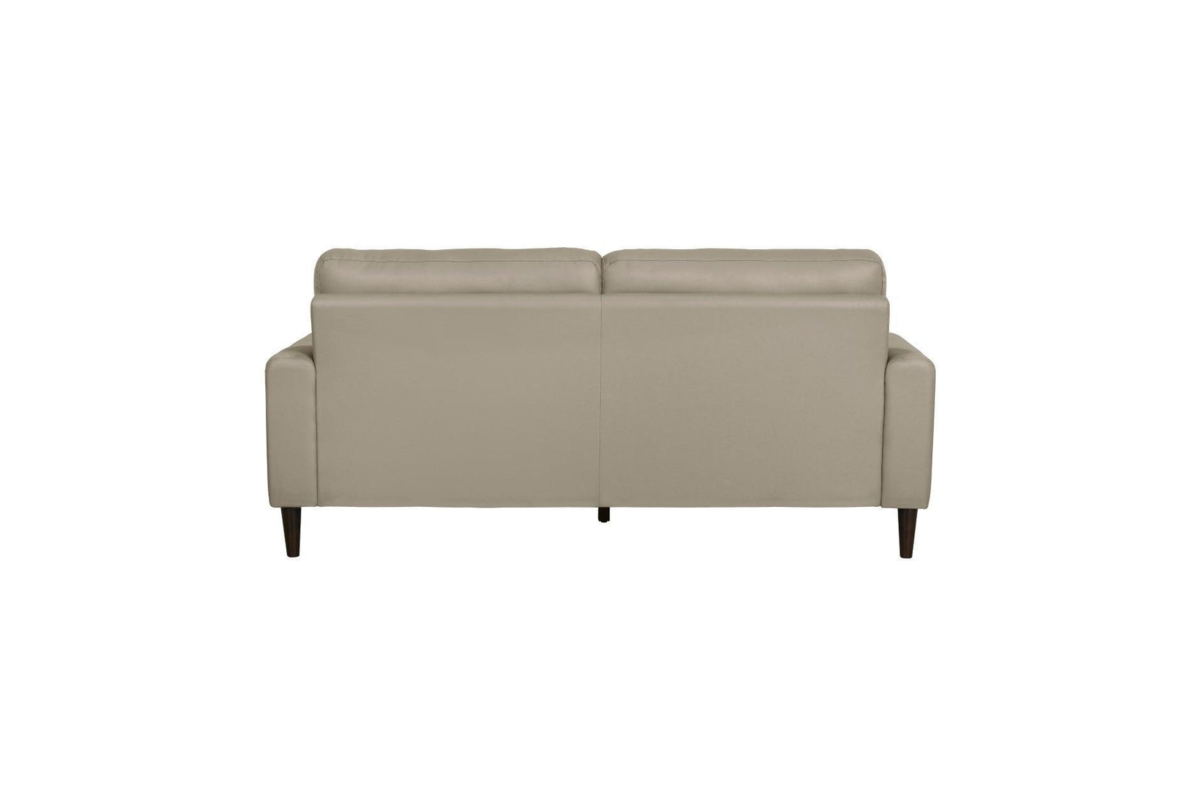Lewes Latte Leather Living Room Set