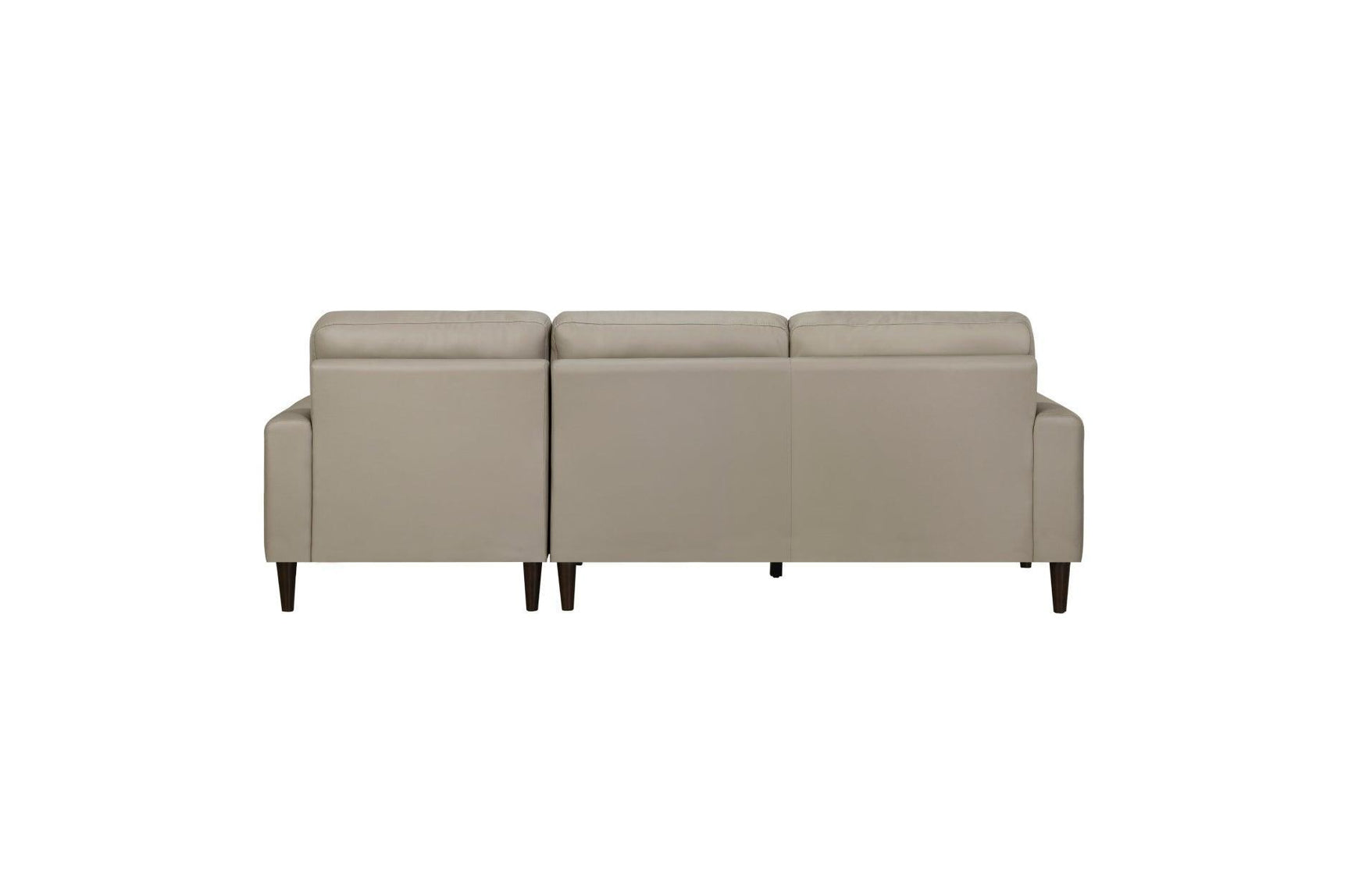 Lewes Latte Leather Sectional