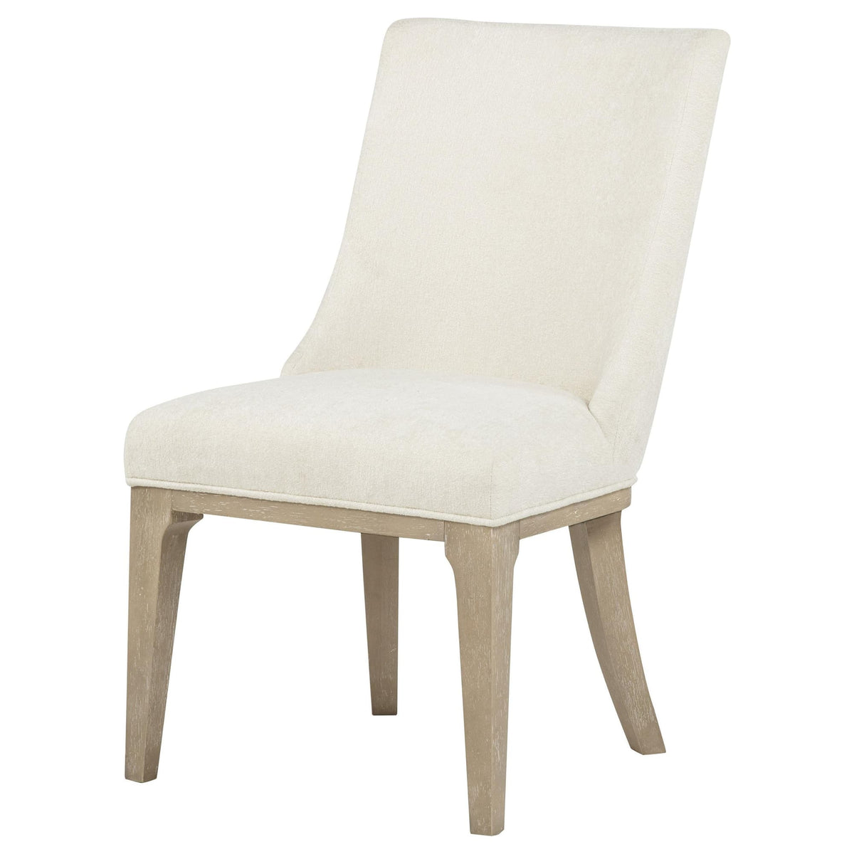 Lucaire Arched Upholstered Dining Side Chair Cream Set of 2 — product image 4