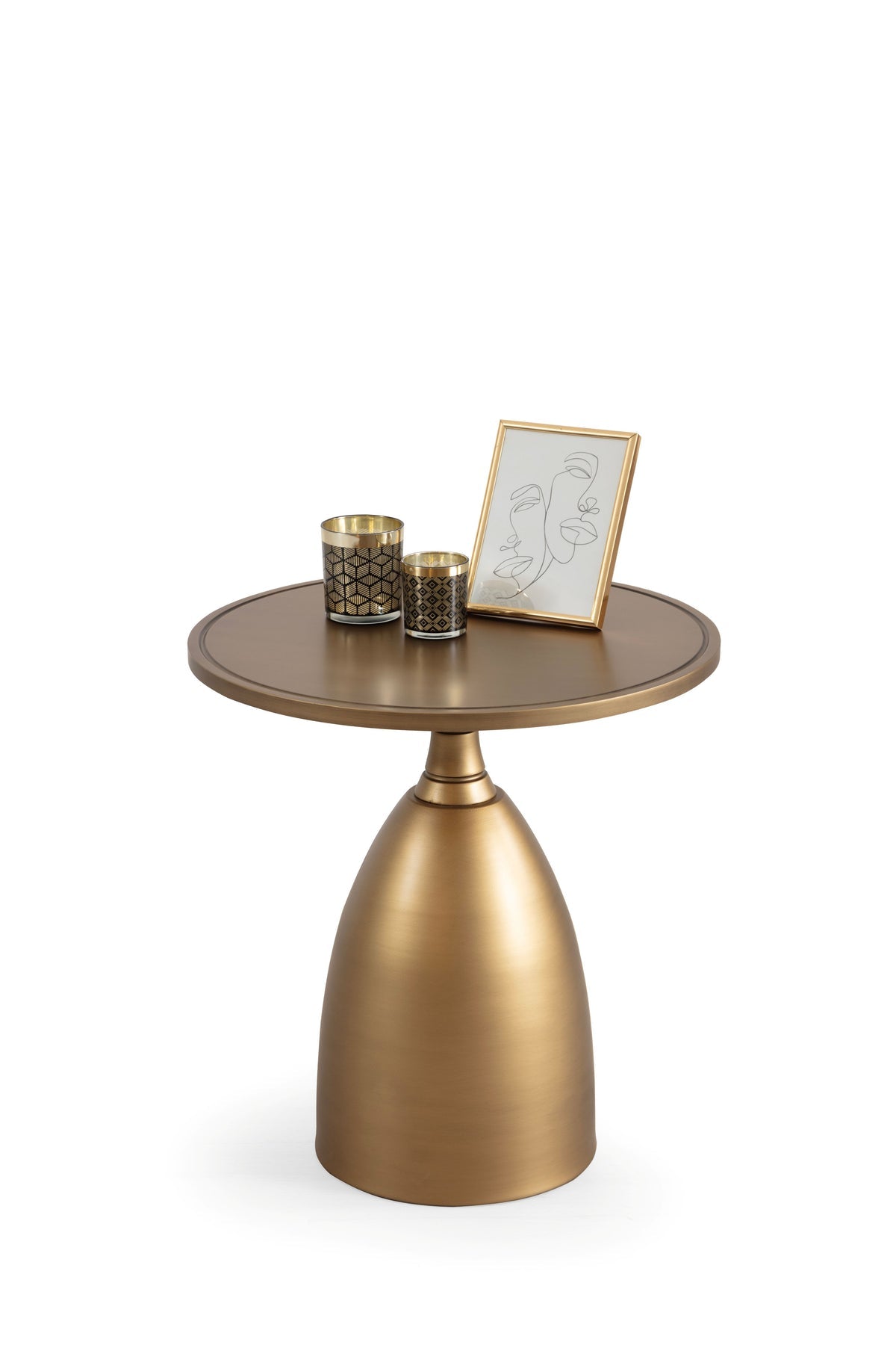 Pomela Gold 2-Piece Coffee Table Set