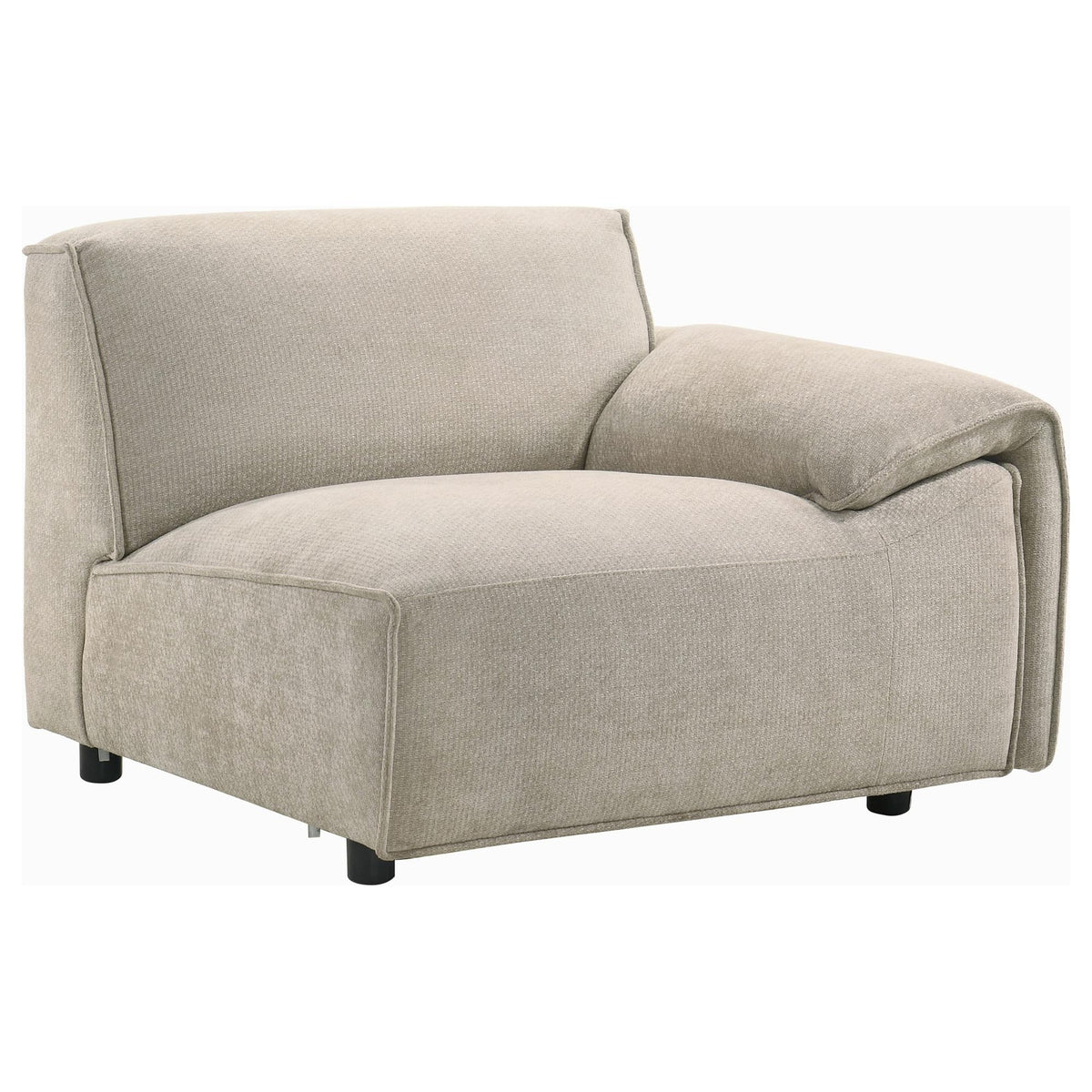 Crane 6-piece Modular Sectional Sofa Beige — product image 12