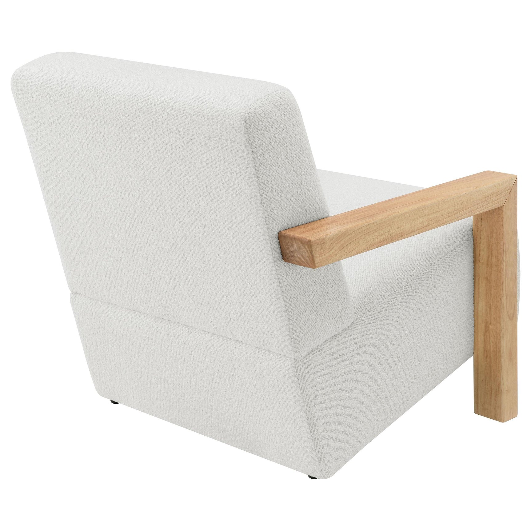Fitzroy Boucle Upholstered Accent Arm Chair Ivory 903094