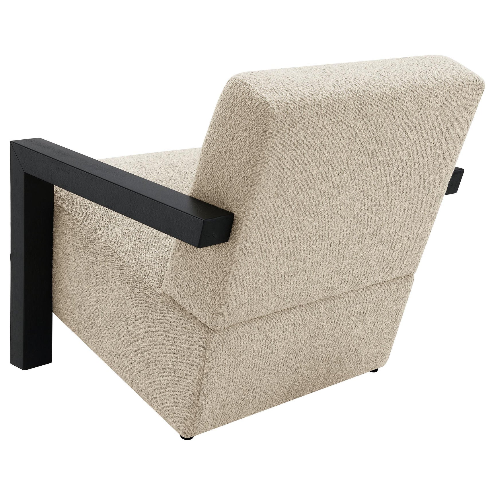 Fitzroy Boucle Upholstered Accent Arm Chair Latte 903095