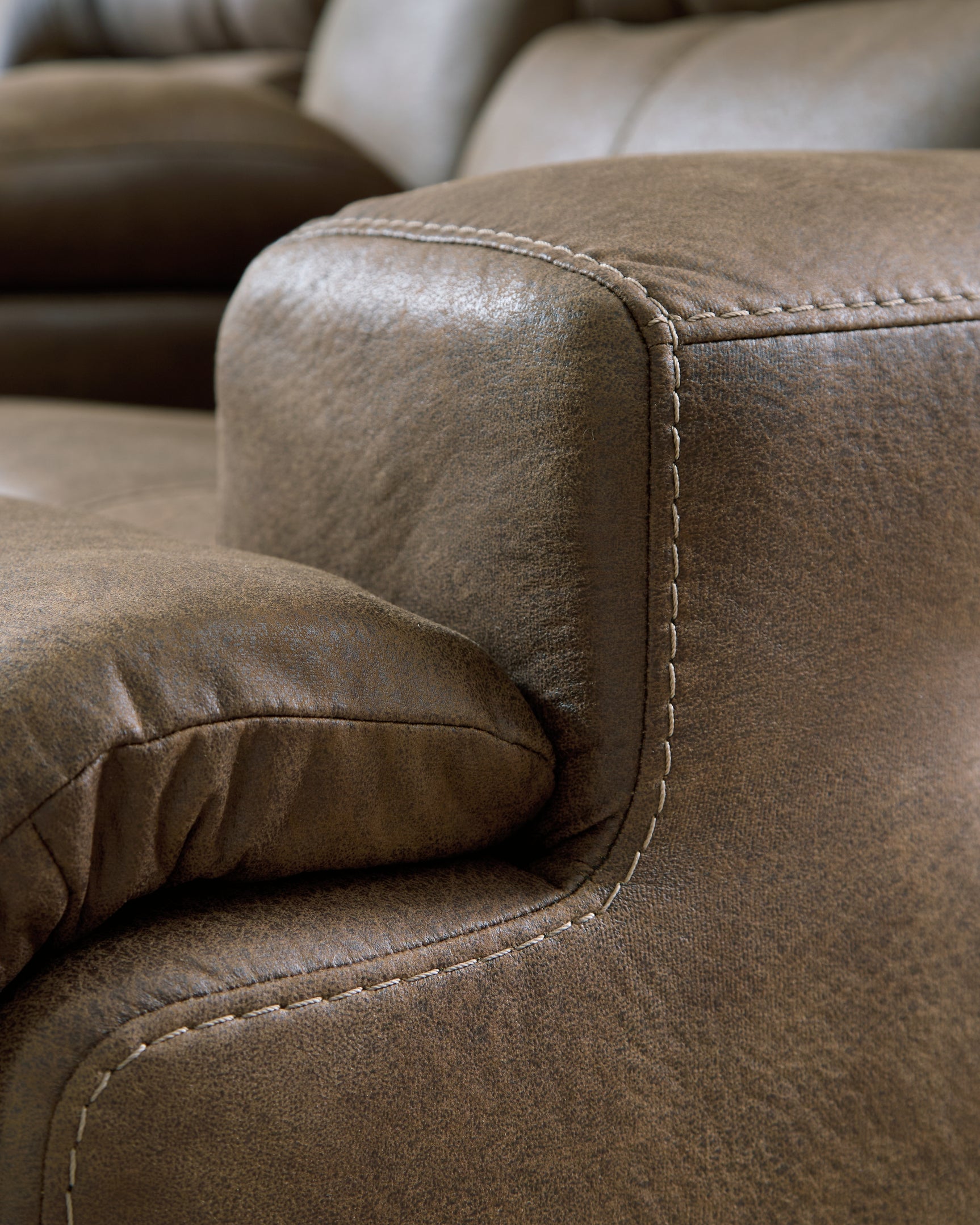 Beckley Place Earth Faux Leather Power Recliner