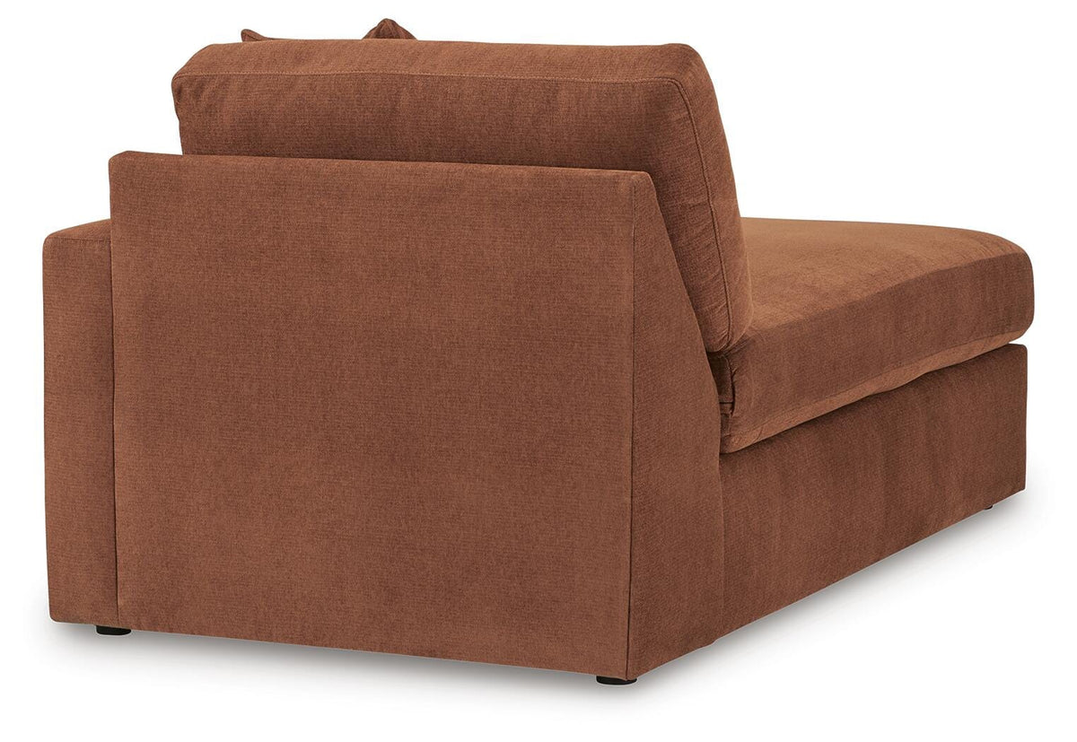 Modmax Spice 6-Piece Sectional with Ottoman — back view