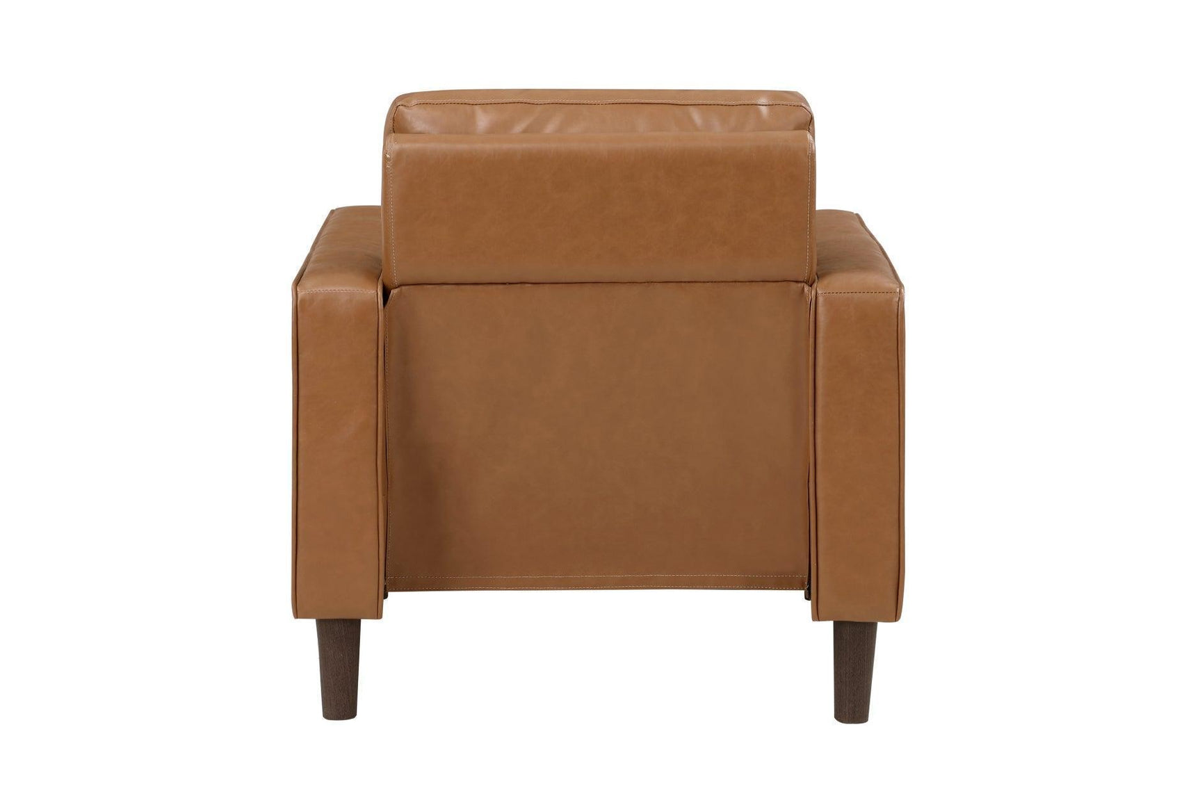 Malcolm Brown Faux Leather Living Room Set