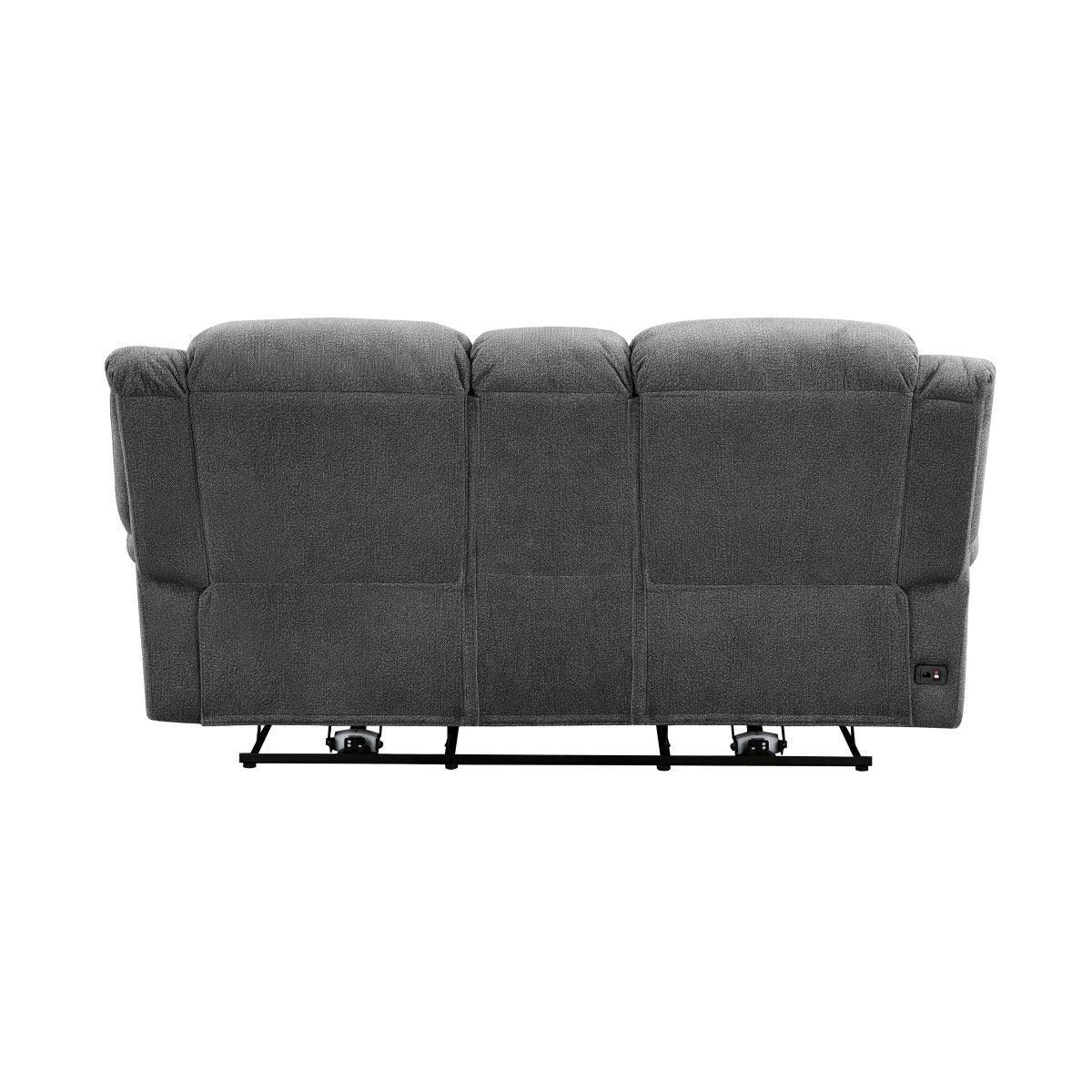 Brennen Charcoal Power Reclining Loveseat