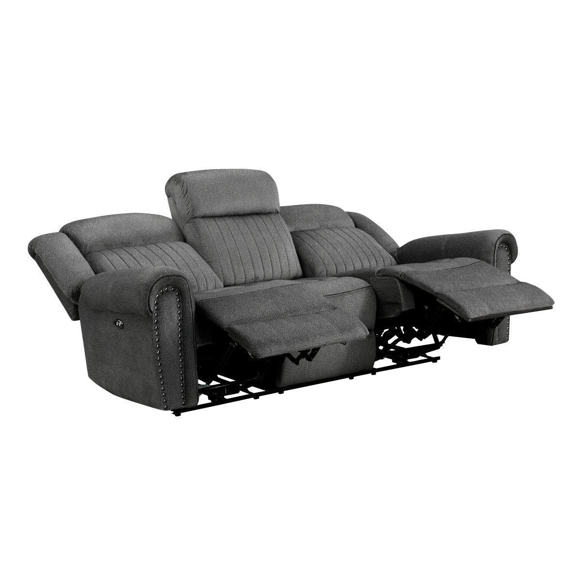 Brennen Charcoal Power Reclining Sofa