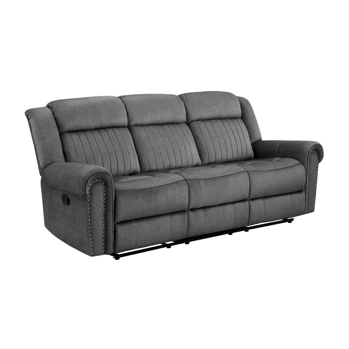 Brennen Charcoal Reclining Sofa