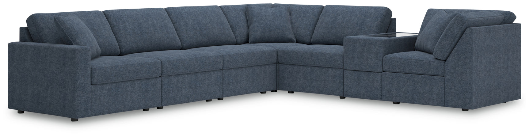 Modmax Ink Performance Fabric,Next-Gen Nuvella™ 7-Piece Sectional